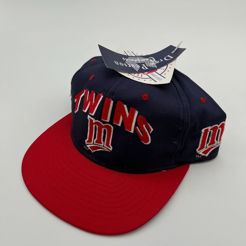 VTG Minnesota Twins Snapback Hat Drew Pearson Adult MLB Cap Hat One Size Fit All